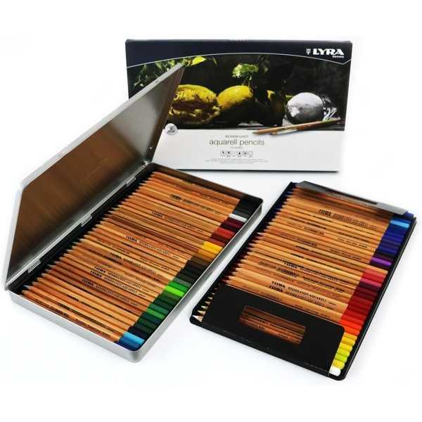 Caja de Lápices LYRA REMBRANDT AQUARELL 72 Colores