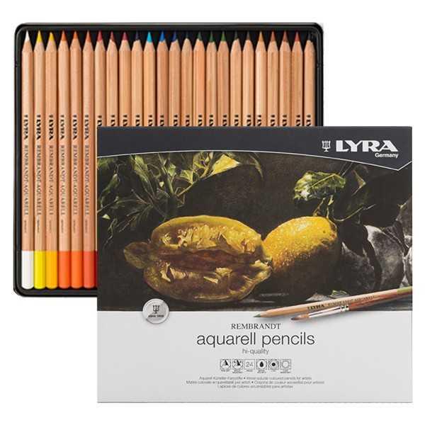 Caja de Lápices LYRA REMBRANDT AQUARELL 24 Colores
