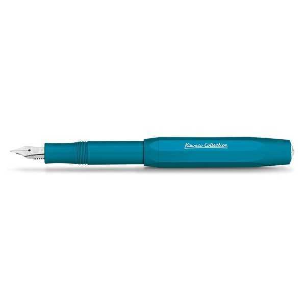 KAWECO COLLECTION SPORT Pluma Estilográfica CYAN + Clip
