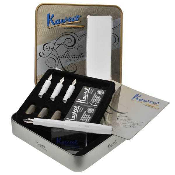 KAWECO Set Caligrafía con Pluma Blanca