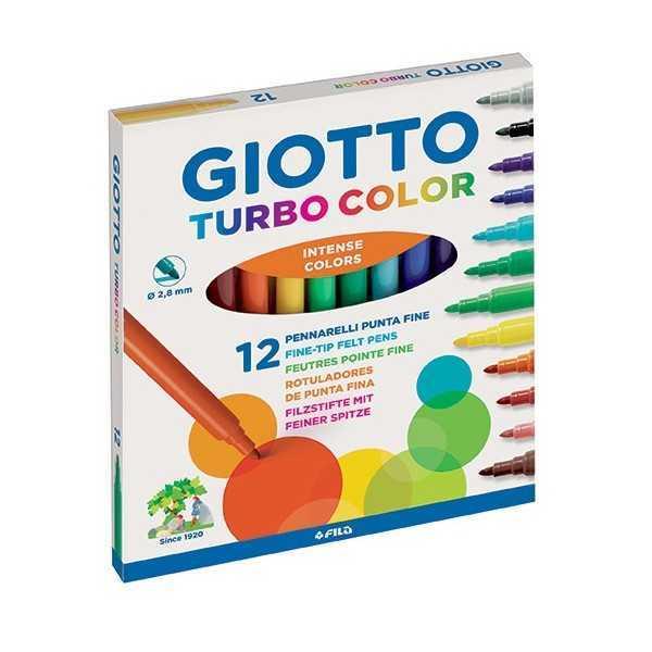 GIOTTO Turbo Color Set de 12 Rotuladores