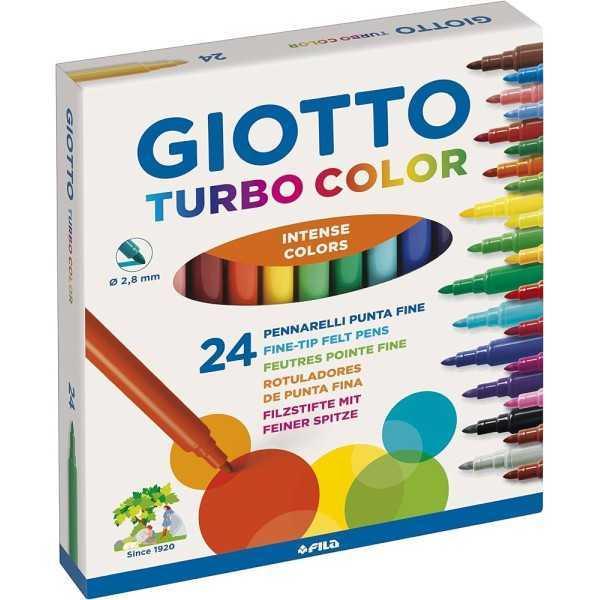 GIOTTO Turbo Color Set de 24 Rotuladores