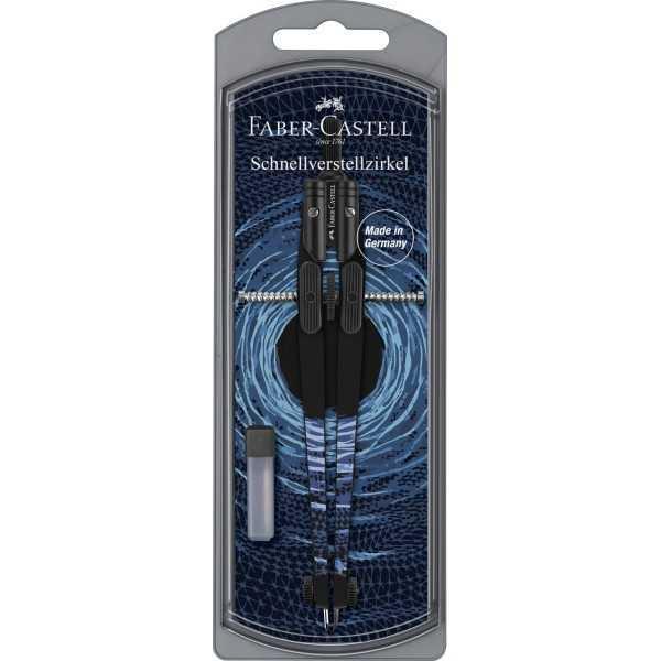 Compás de Ajuste Rápido Faber-Castell Shiny Twist