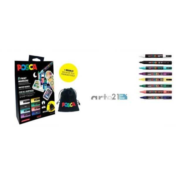 Set 8 Rotuladores POSCA PC5M Edición Limitada