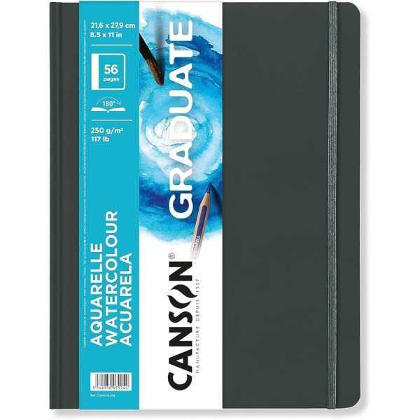 Cuaderno Canson Graduate Aquarelle Fino 250g.