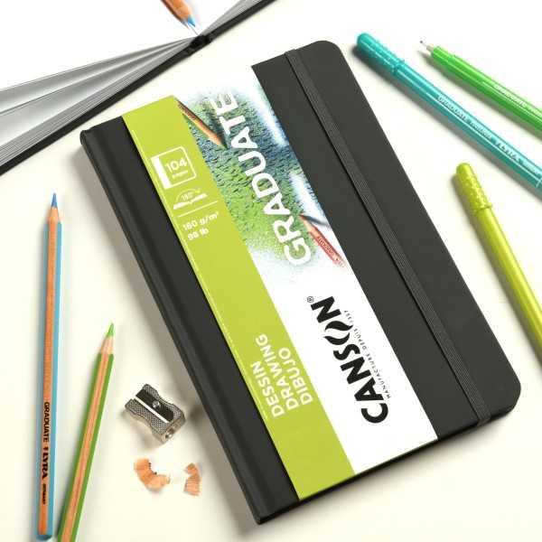 Cuaderno Canson Graduate Dibujo Fino 160g.