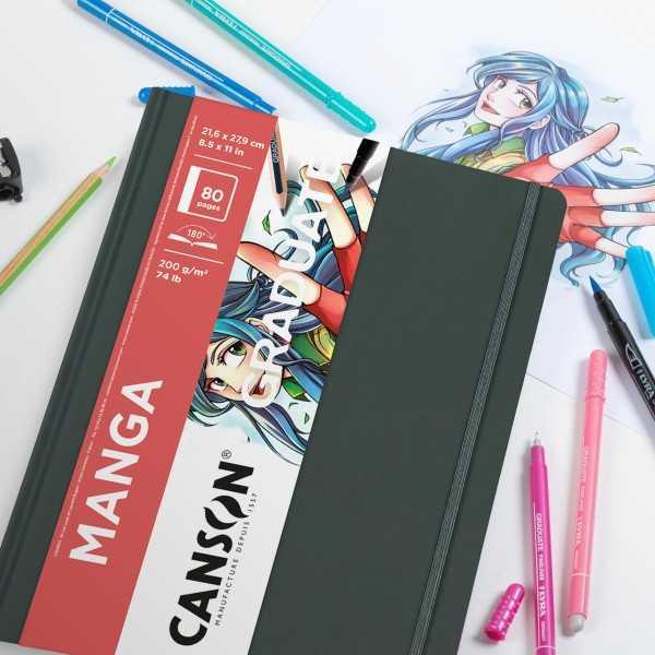 Cuaderno Canson Graduate Manga Liso 200gr.