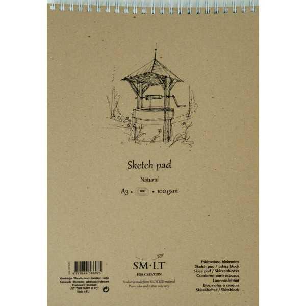 Bloc de Esbozo SM·LT Natural 100H. 100gr.