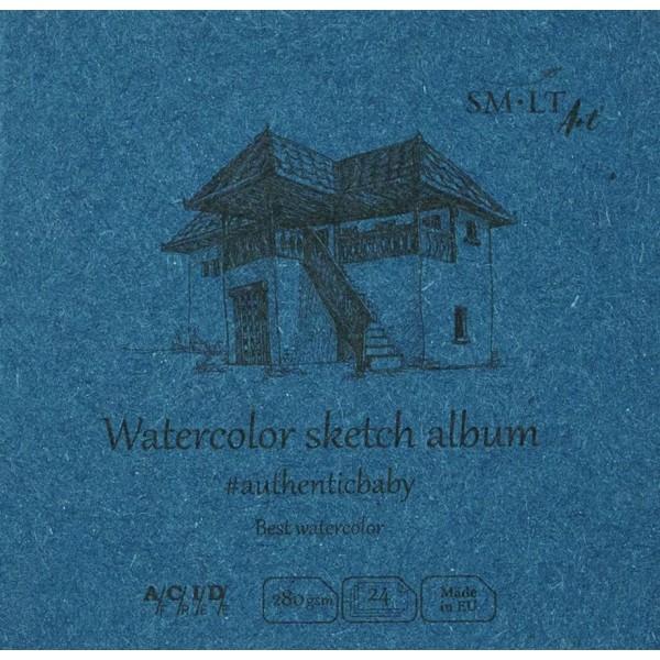 SM·LT Mini Álbum  ACUARELA 9x9cm. 280gr. 24 Hojas