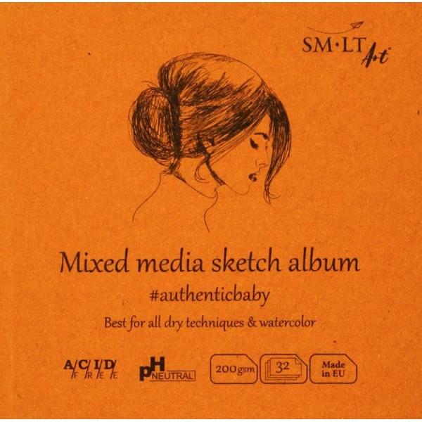 SM·LT Mini Álbum Multitécnicas 9x9cm. 200gr. 32 Hojas