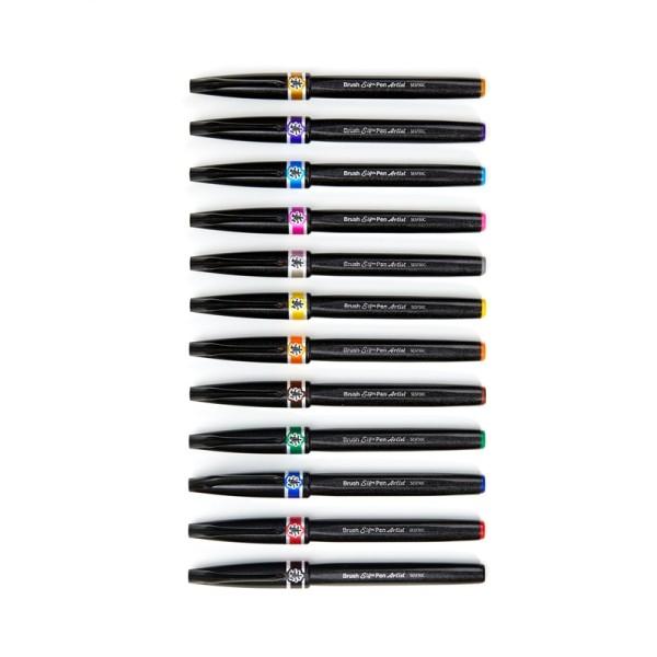 PENTEL SIGN PEN ARTIST Rotulador Punta de Pincel extrafina