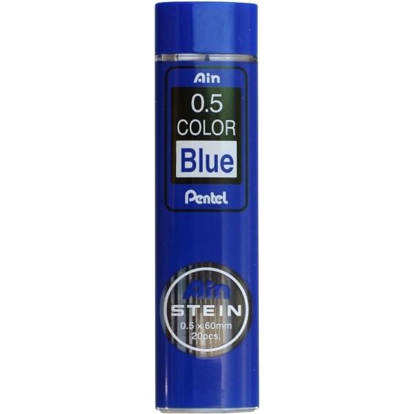 Minas PENTEL AinStein 0,5mm. Color AZUL