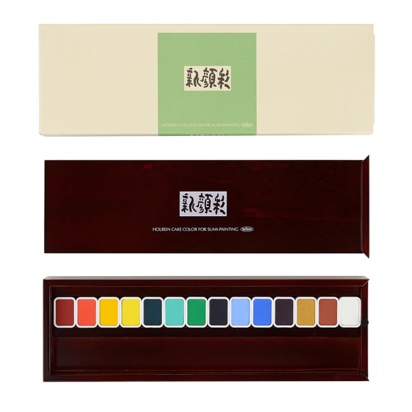 HOLBEIN Shinkansai Set de Madera con 14 Colores