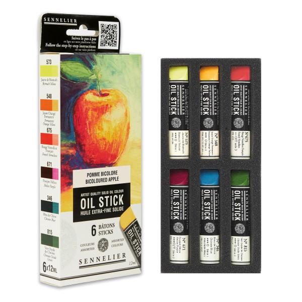 Set Óleo en Barra Sennelier 6 Colores 12ml. BODEGON