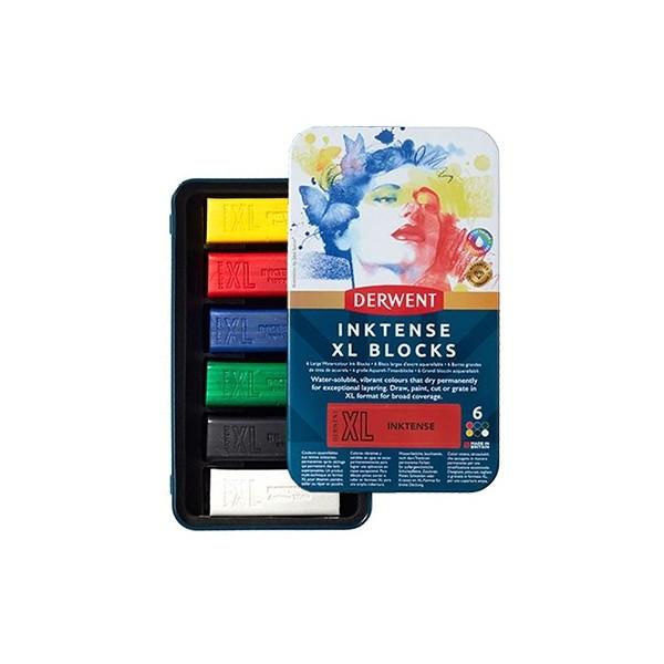 Set de 6 Derwent Intense Blocks XL