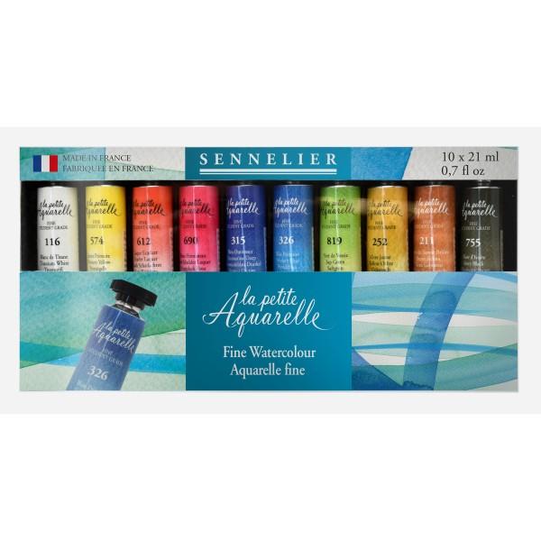 Set de Acuarela Sennelier "LA PETITE" 10 tubos 21ml.