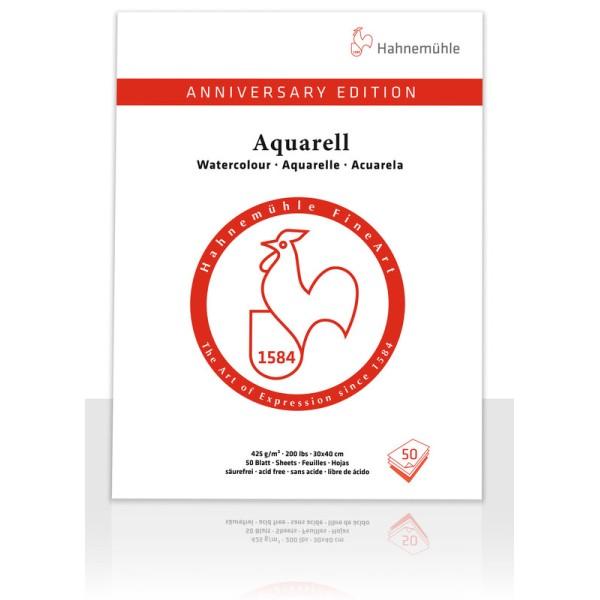 HAHNEMUHLE ANNIVERSARY EDITION 50 Hojas 425GR. Bloc de Acuarela