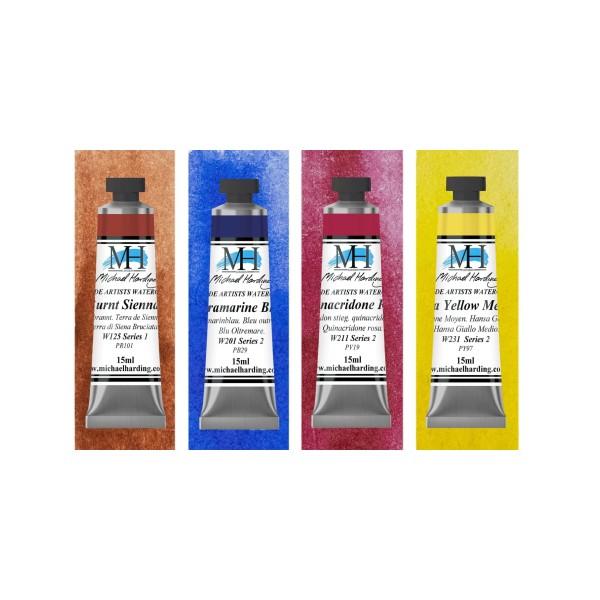 Set Acuarela Michael Harding 4 Tubos 15ml. Brienne Brown Intro Set