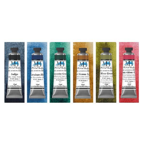 Set Acuarela Michael Harding 6 Tubos 15ml. Ocean Shore