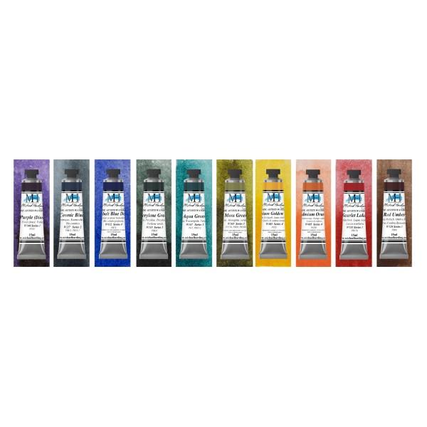 Set Acuarela Michael Harding 10 Tubos 15ml. Tropical Nature Set