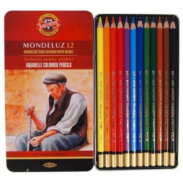 Lápiz Acuarelable MONDELUZ KOH I NOOR. 12 unidades