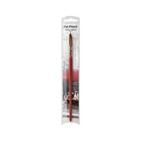 Da Vinci Colineo Red Serie 442RED Pincel Redondo de Lavado para Acuarela