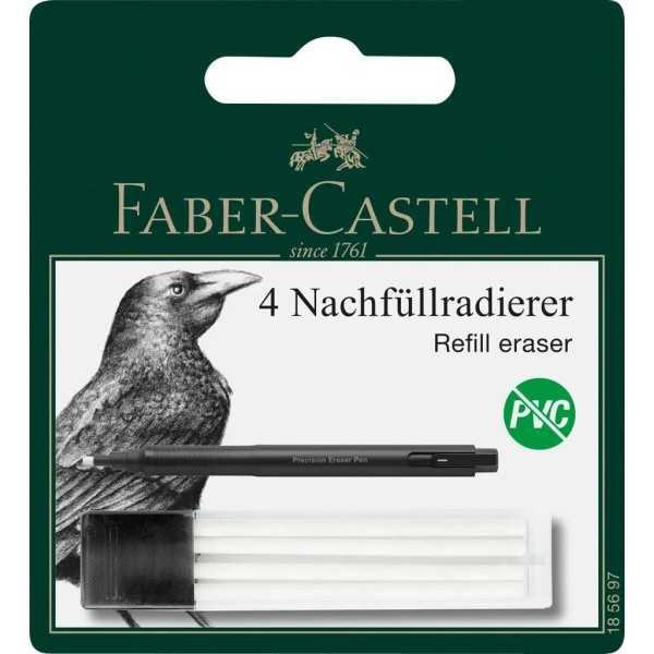 Recambios para Portagomas de Precisión Faber-Castell (Pack de 4)