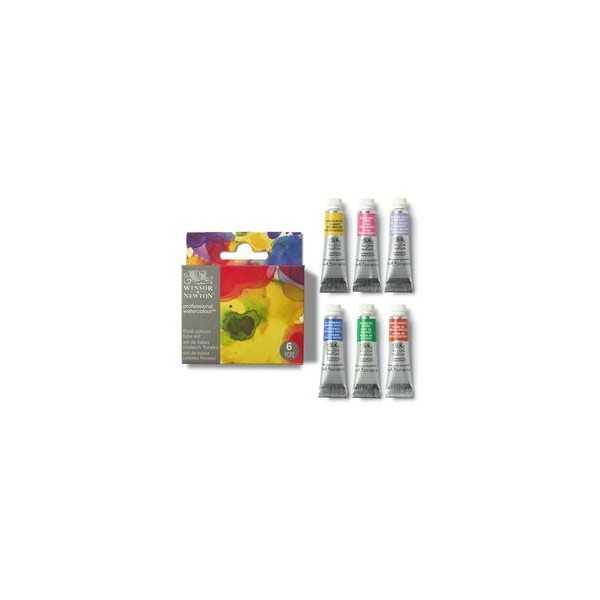 Winsor & Newton Acuarelas Profesionales Set 6 Colores Florales 5ml