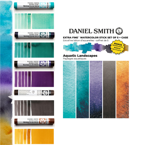 Daniel Smith Aquatic Landscape Set Watercolor Sticks 5 Barras x 12 ml