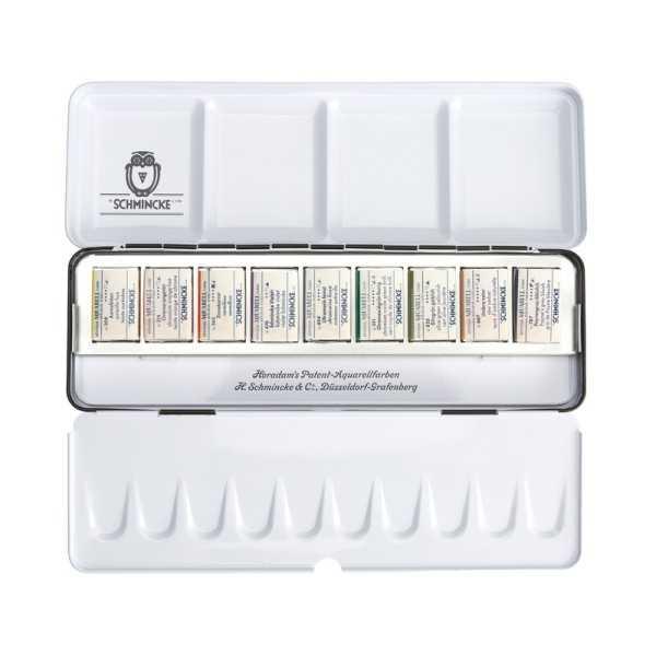 SCHMINCKE HORADAM Aquarell Retro Set “Colores Técnicos” – 9 pastillas completas