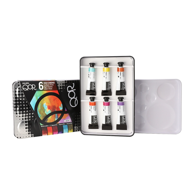 QoR High Chroma 6 Set – Set de Acuarela Profesional 6 Tubos 5 ml