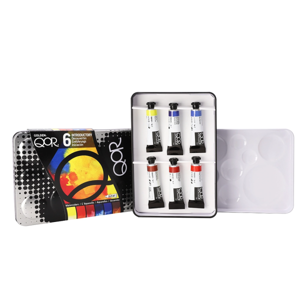 QoR Introductory 6 Set – Set de Acuarela Profesional 6 Tubos 5 ml