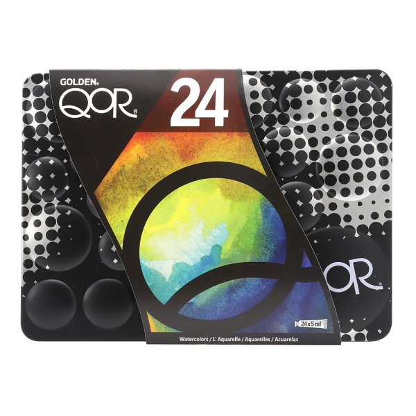 QoR 24 Color Set – Set Completo de Acuarela Profesional 24 x 5 ml