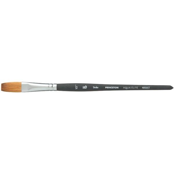 Princeton Aqua Elite Pincel Plano Largo Sintético – Mango Corto Serie 4850ST