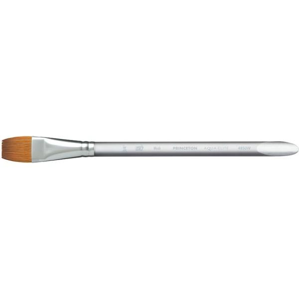 Princeton Aqua Elite Pincel Plano Aguada Sintético – Mango Corto Serie 4850W