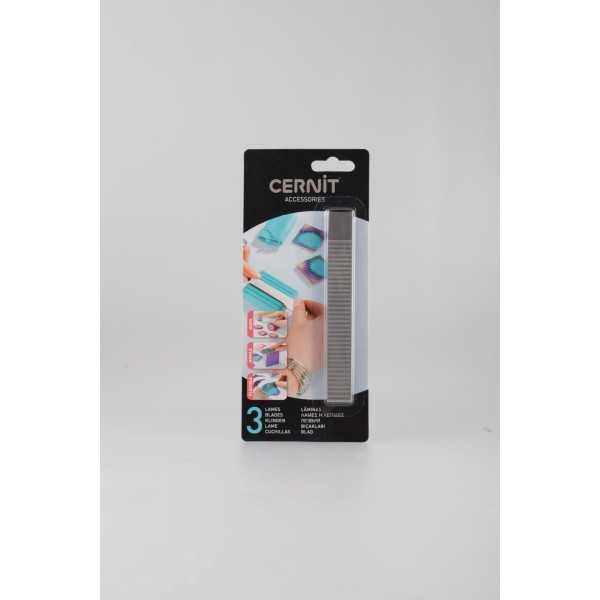 Cernit Cuchillas de Acero 3 Piezas – Cortador para Arcilla Polimérica