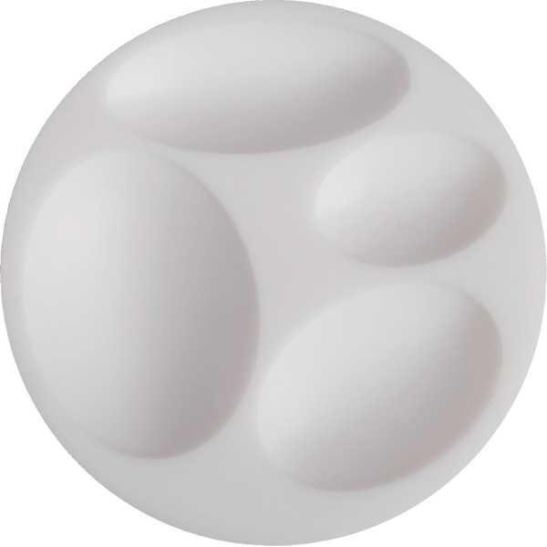 Cernit Molde en Silicona Blanco 7 cm – Cabochons OVAL