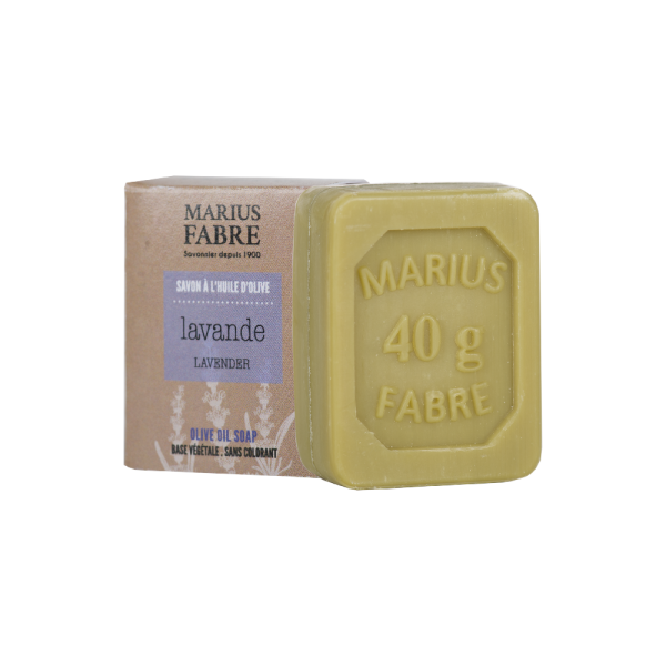 Jabón Bien-Être Lavanda en Caja (40g) – Aceite de Oliva y Manteca de Karité Marius Fabre