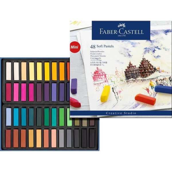 Faber-Castell Estuche con 48 Pasteles Blandos Mini