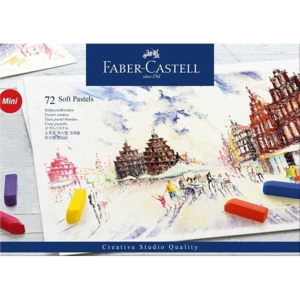 Faber-Castell Estuche con 72 Pasteles Blandos Mini