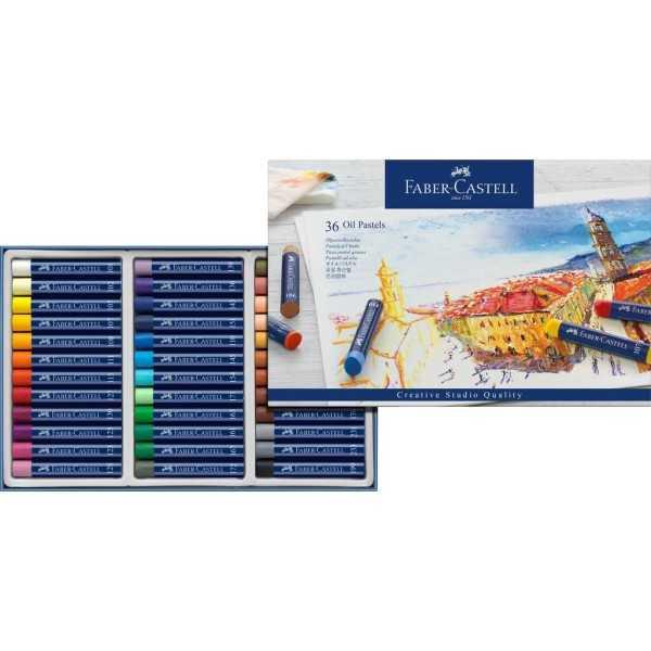Estuche de 36 Pasteles Grasos Faber Castell