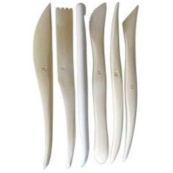 Set de Herramientas de Madera para Modelar Talens – 6 Piezas | 15 cm
