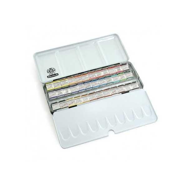 Caja metalica de 36 x 1/2 godets Acuarela HORADAM Schmincke
