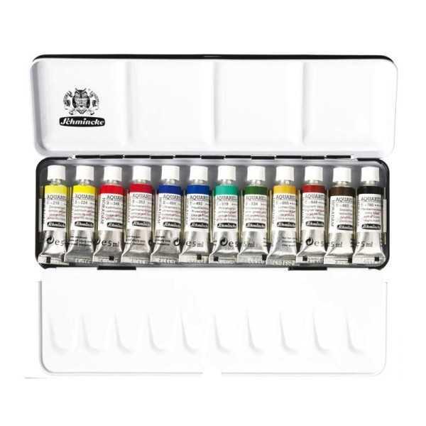 Acuarela Schmincke HORADAM Caja 12 tubo 5 ml