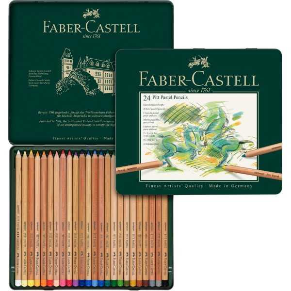 Caja 24 Lápices Pitt Pastel FABER CASTELL