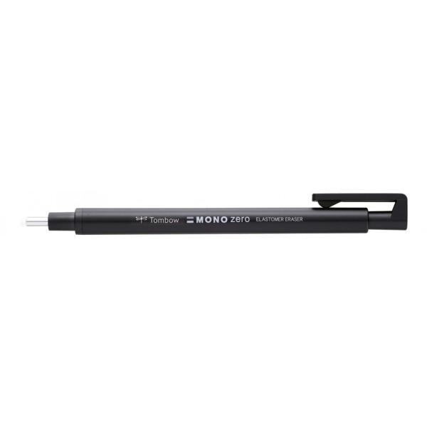 Portagoma 2,3mm. Redondo Tombow Mono Zero Recargable Negro