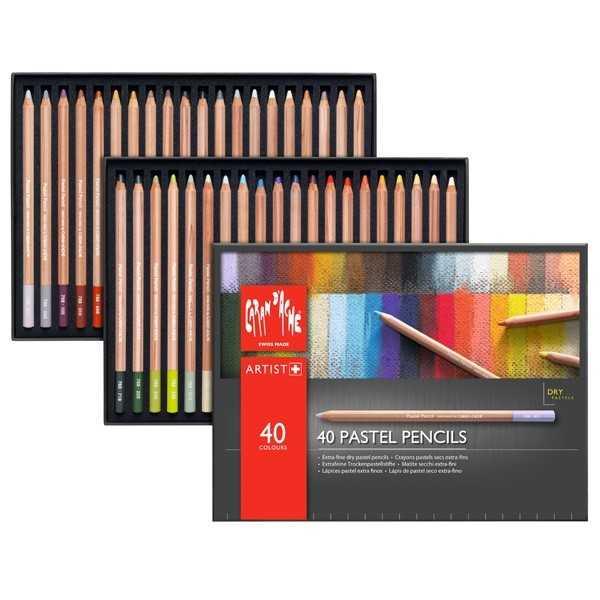 Caran d’Ache Pastel Pencils Caja de 40 Lápices Pastel