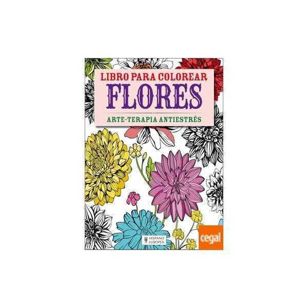 Libro para colorear Flores