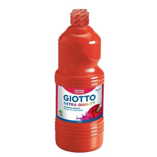 Tempera Giotto Lista 1000ml. Rojo Bermellón
