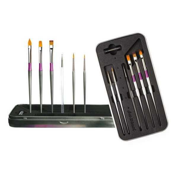 Estuche DA VINCI Flexotip Gel . 5 pinceles